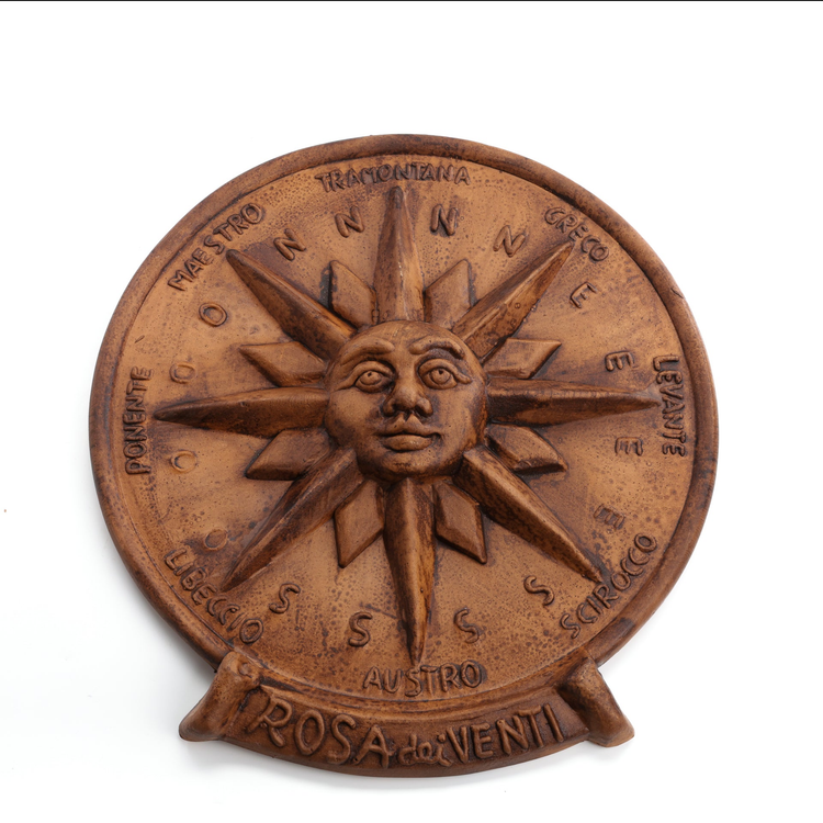 collezione maschere in terracotta da parete