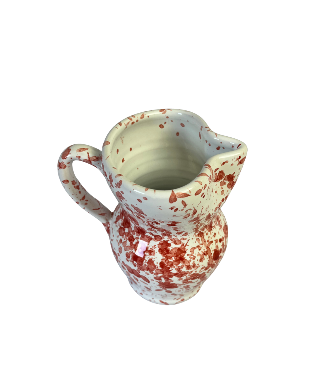 Brocche schizzate in ceramica artigianali, effetto schizzo. da 0,5 L e da 1 L