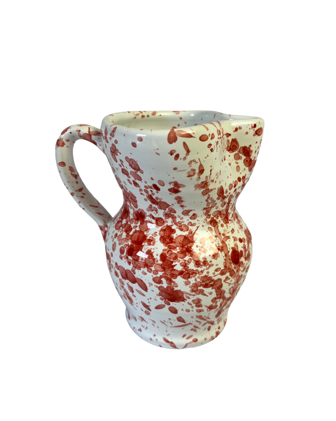 Brocche schizzate in ceramica artigianali, effetto schizzo. da 0,5 L e da 1 L