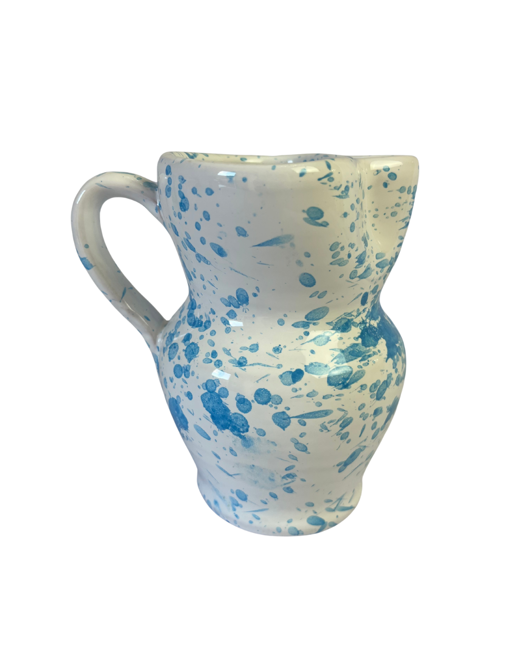 Brocche schizzate in ceramica artigianali, effetto schizzo. da 0,5 L e da 1 L