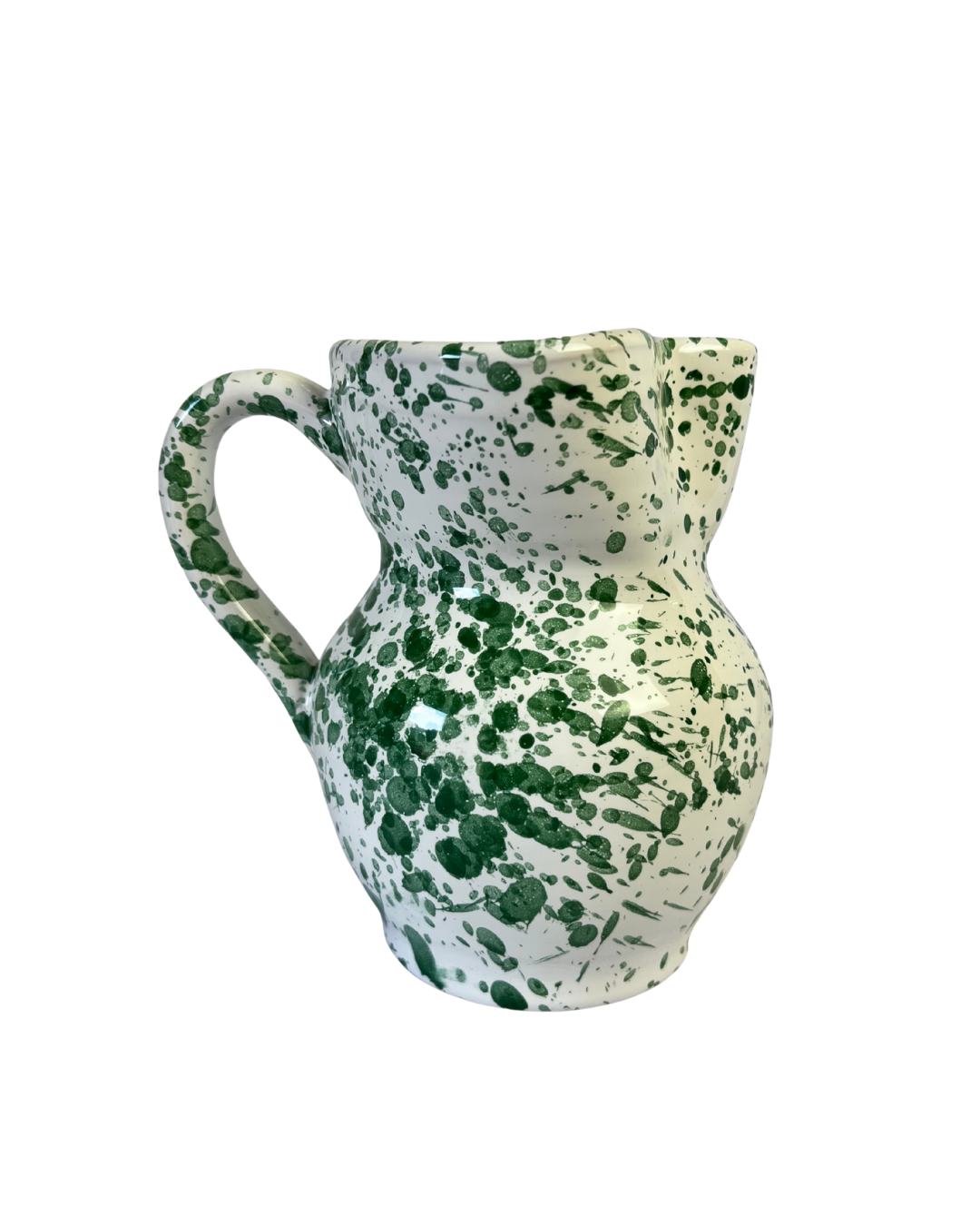 Brocche schizzate in ceramica artigianali, effetto schizzo. da 0,5 L e da 1 L