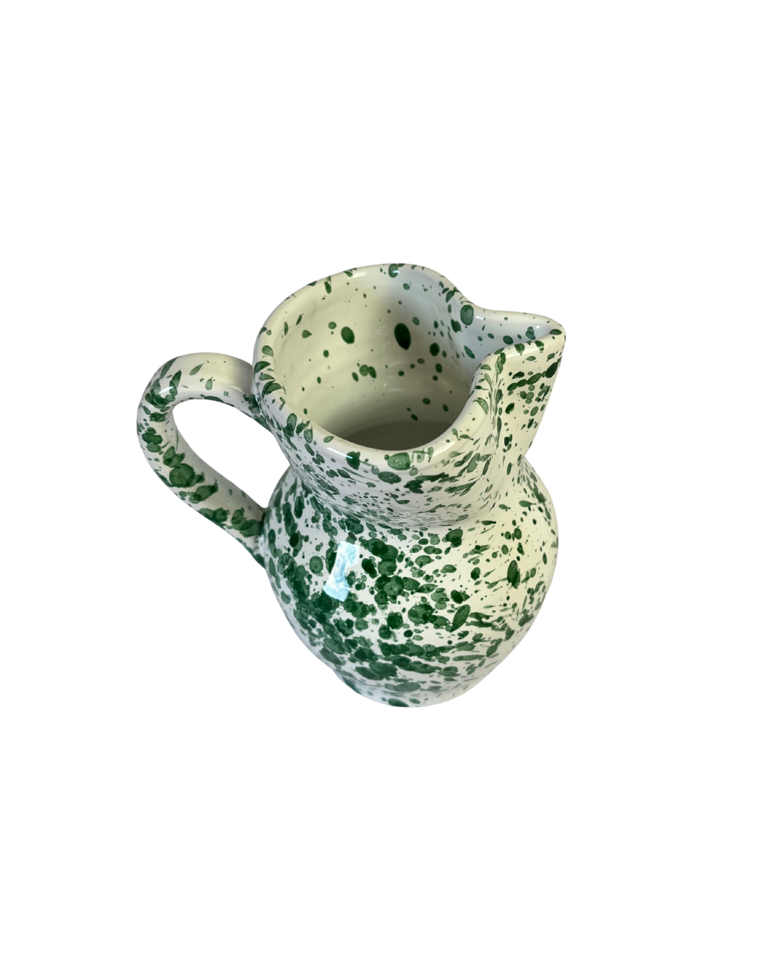 Brocche schizzate in ceramica artigianali, effetto schizzo. da 0,5 L e da 1 L