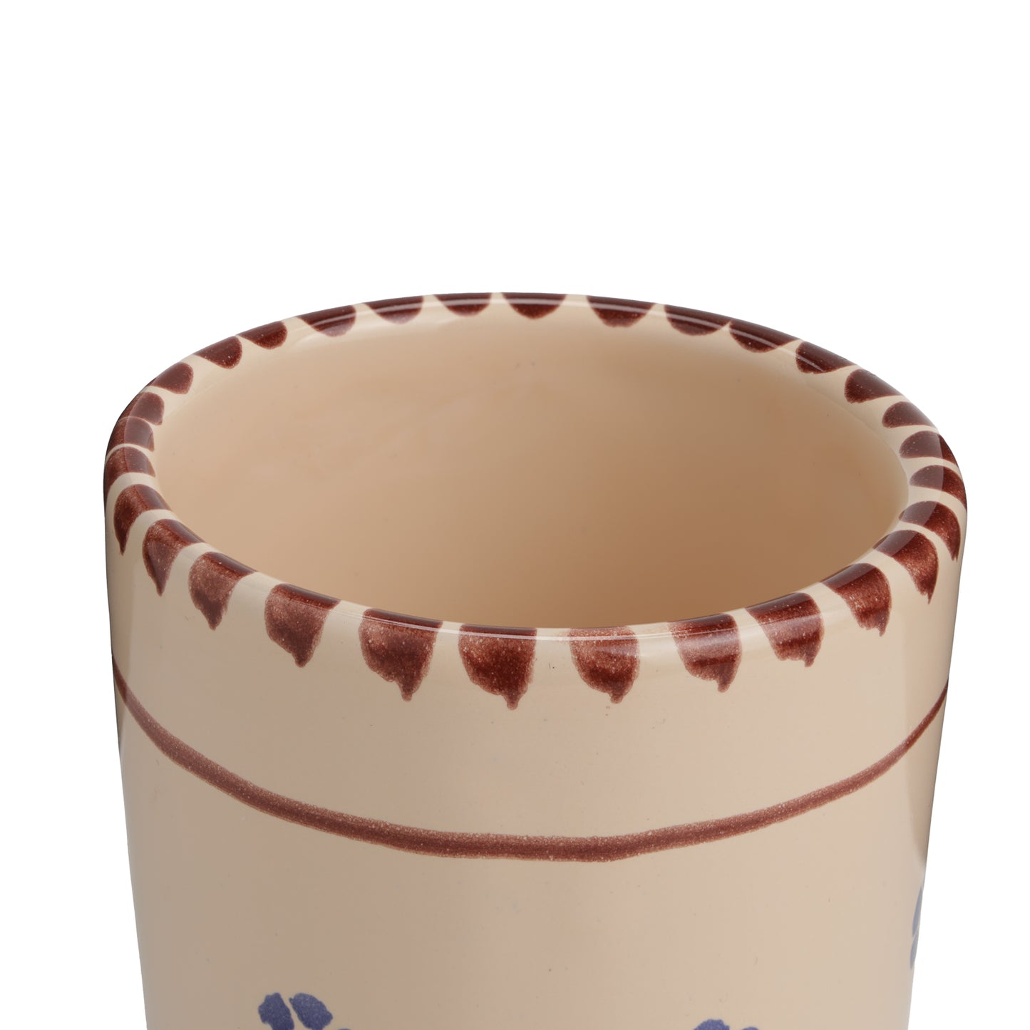 Bicchiere ceramica artigianale rustico stile antico