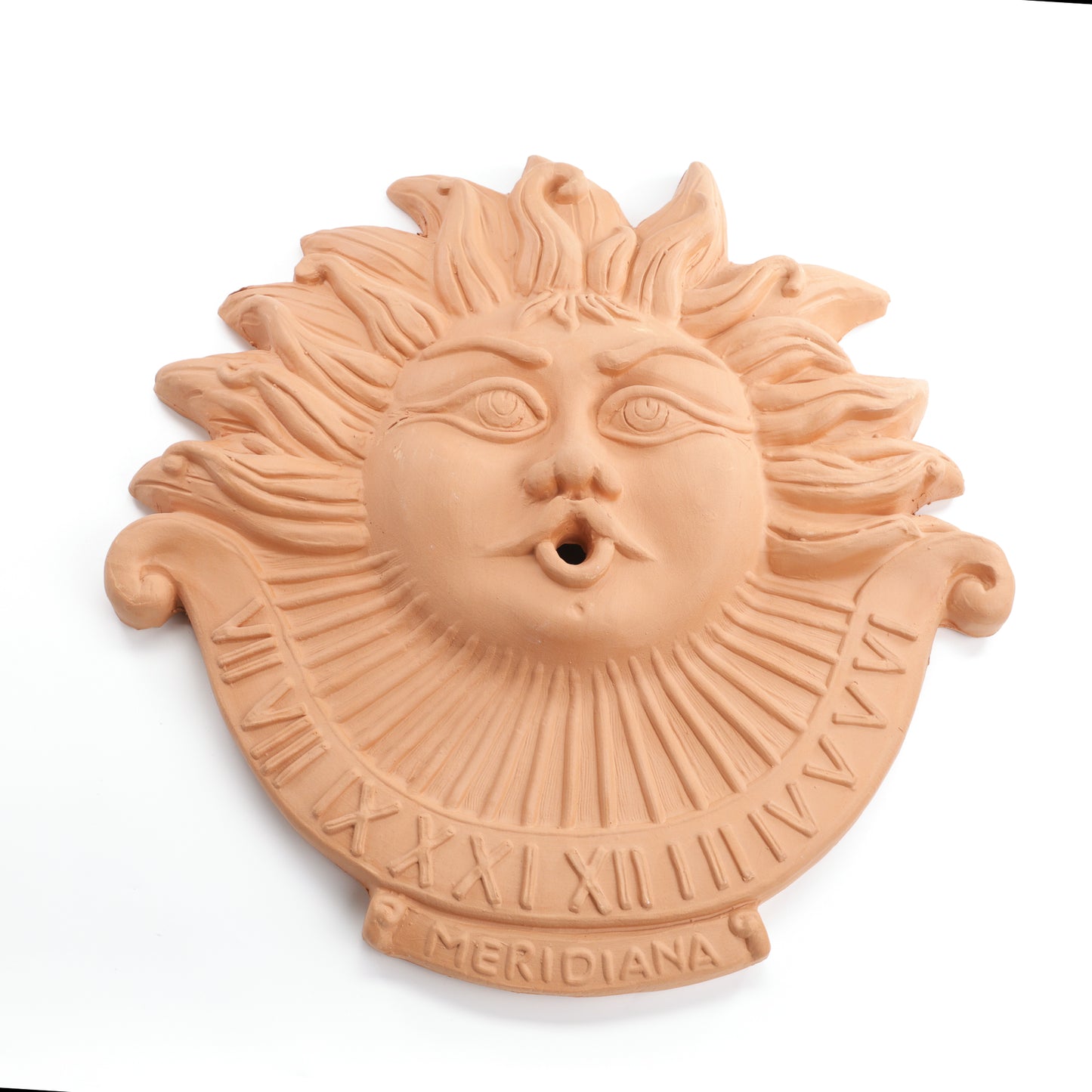 Sundial sundial terracotta mask wall decorations for external walls