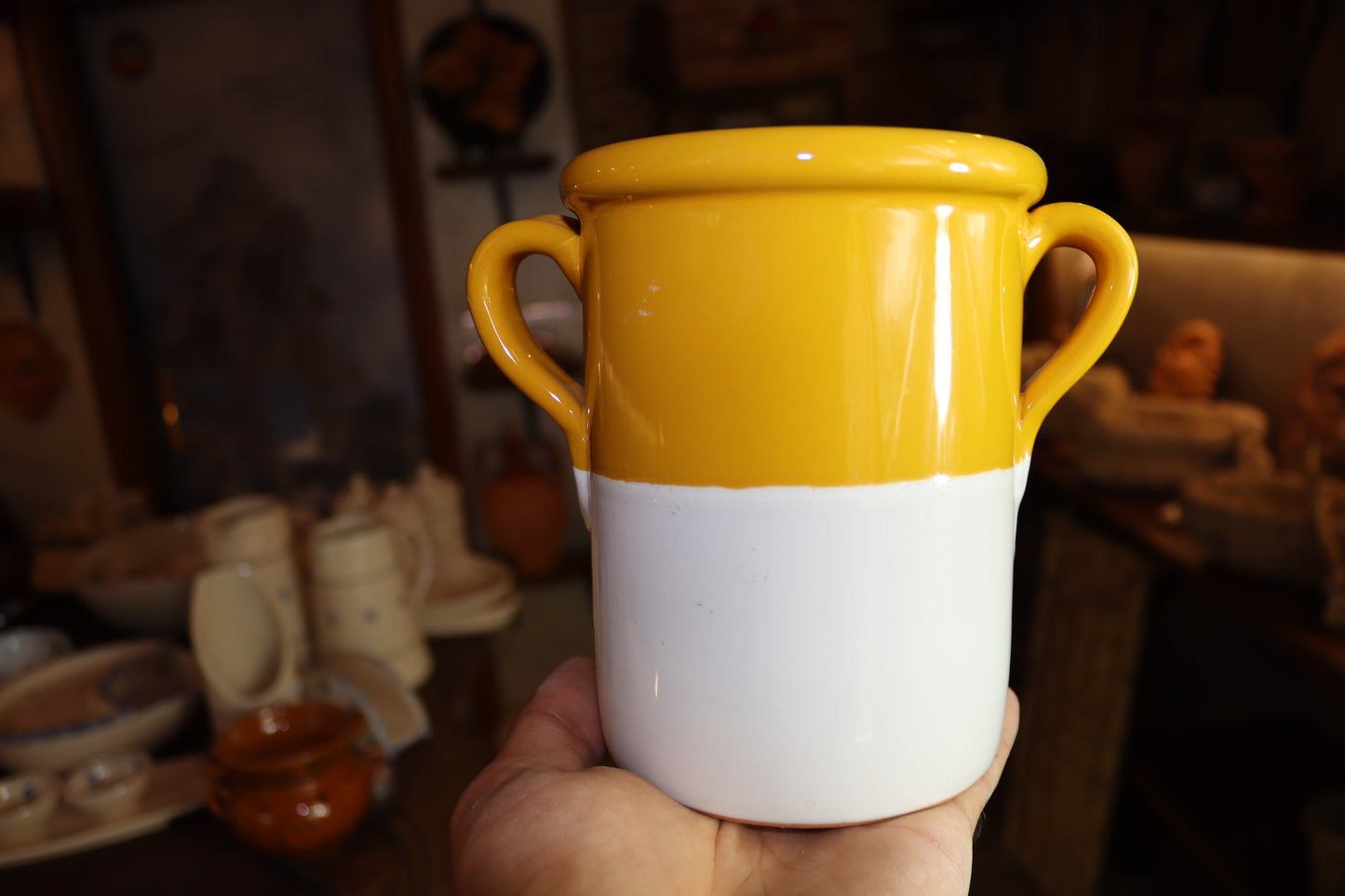 Vasetti in terracotta colorati