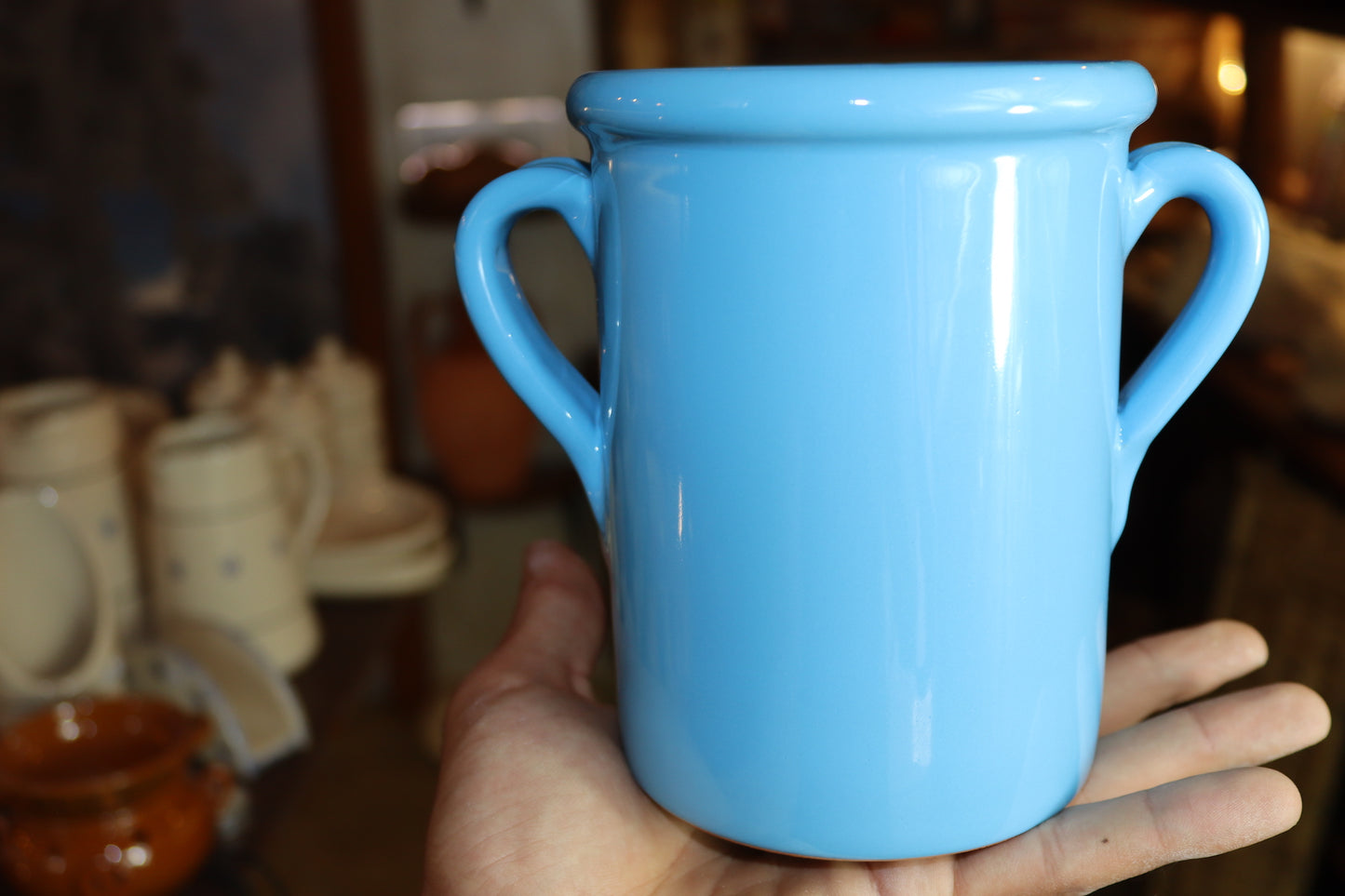 Vasetti in terracotta colorati