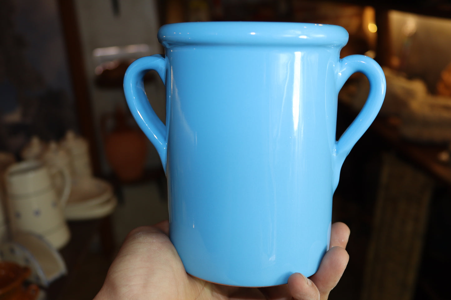 Vasetti in terracotta colorati