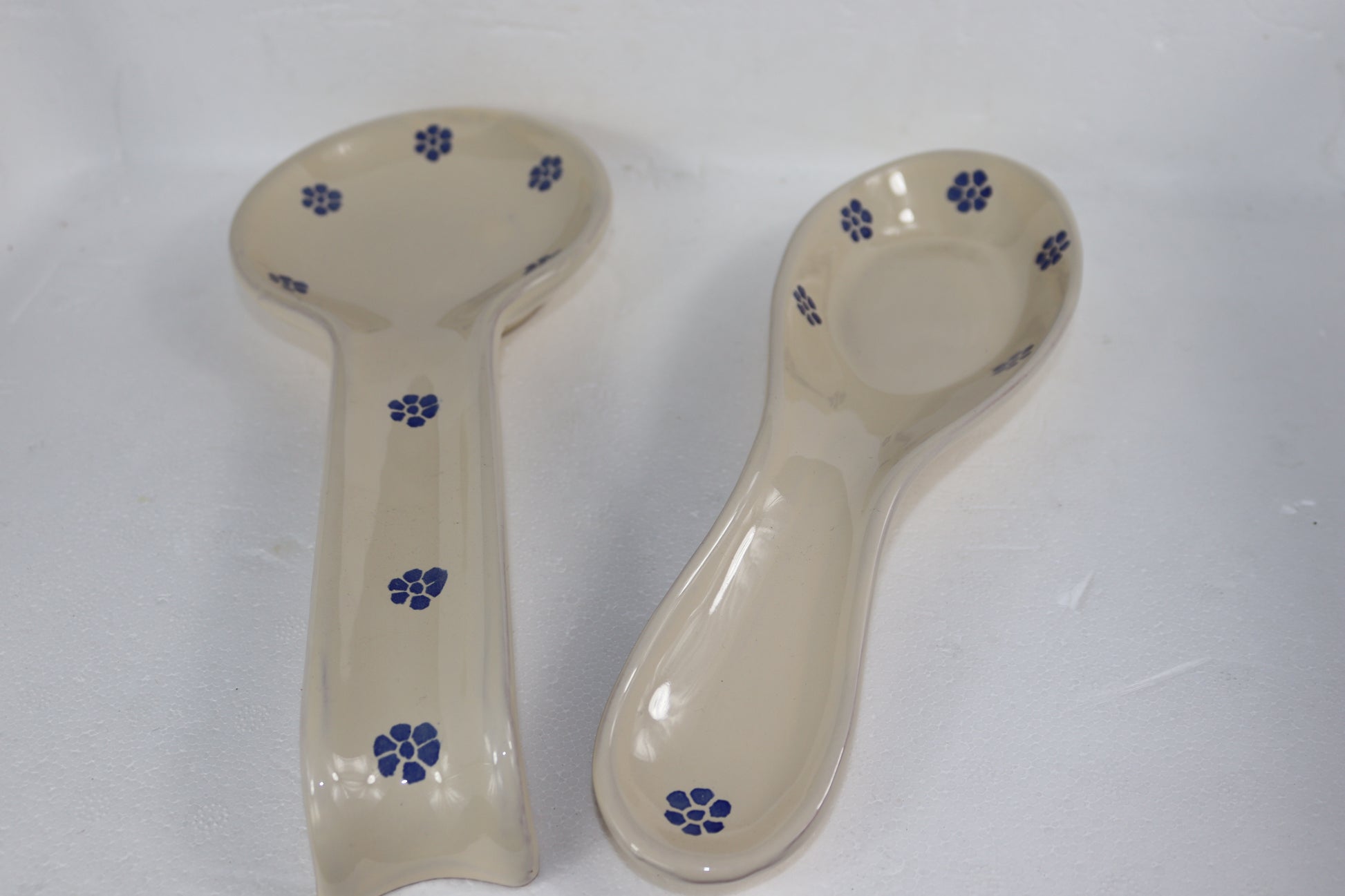 poggia mestolo e poggia posate in ceramica