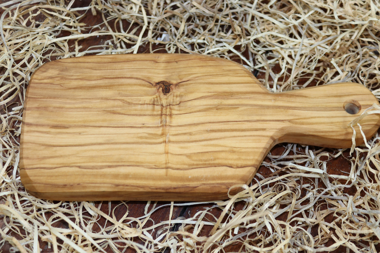 Tagliere piccolo in legno di Ulivo atto a mano