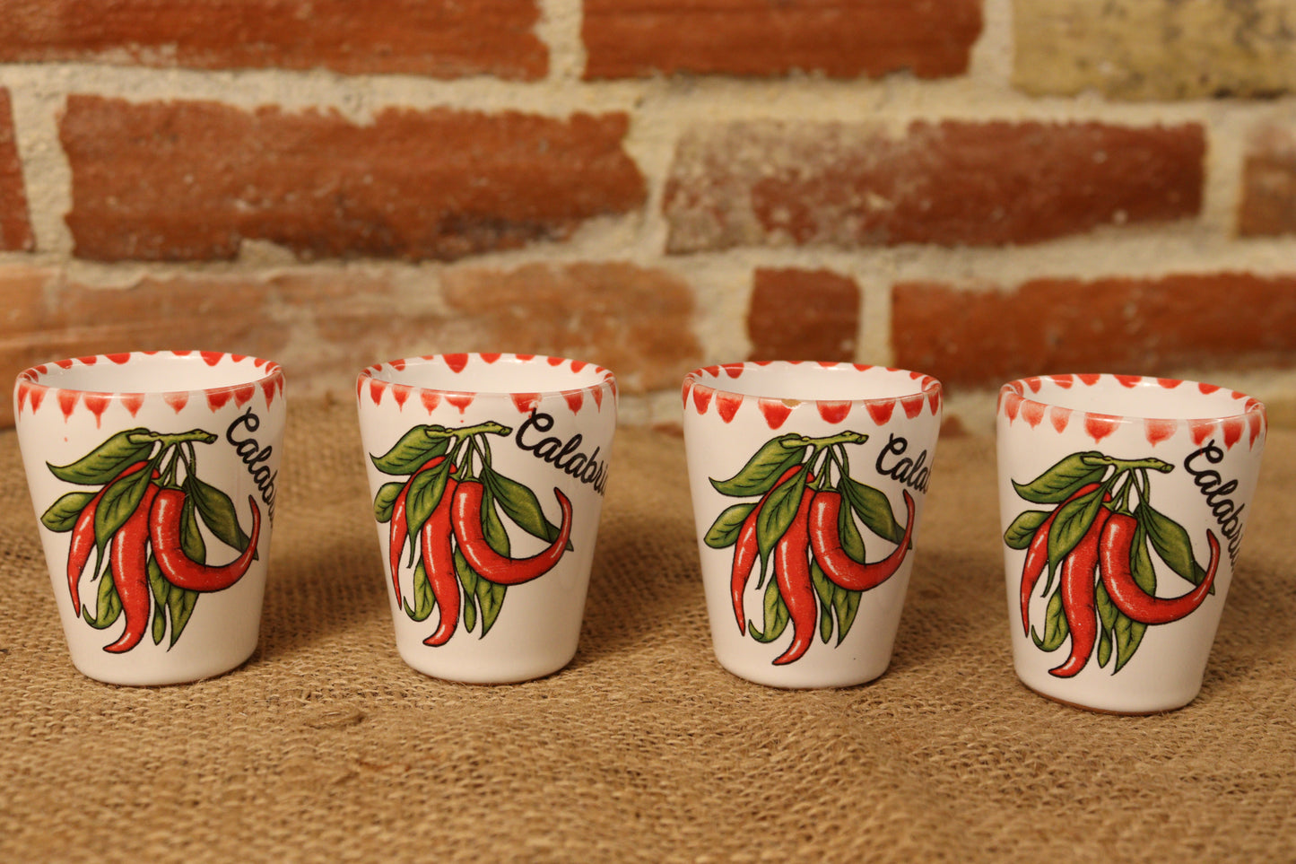 Set bicchierini da amaro in ceramica