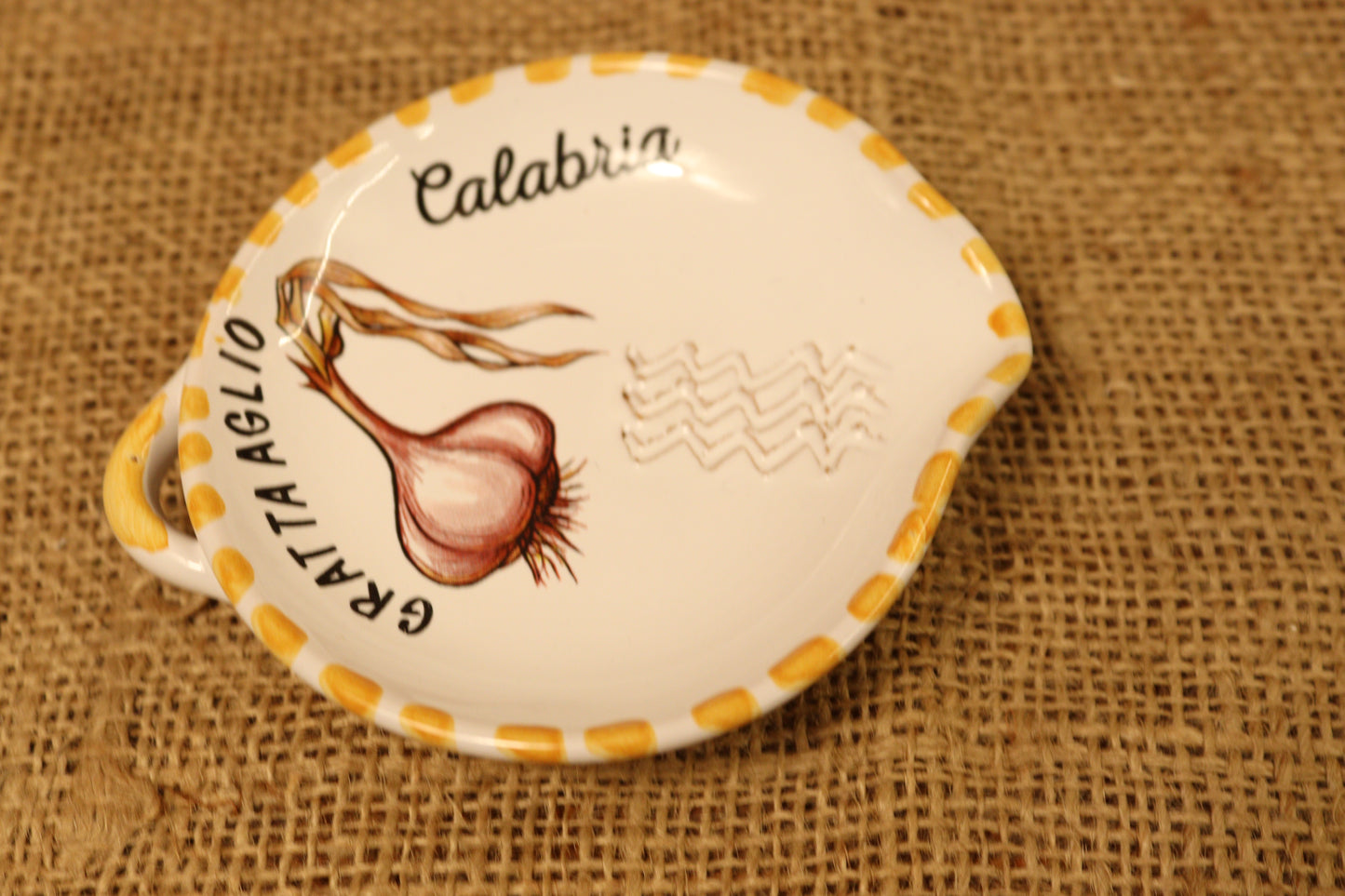 Gratta peperoncino e aglio in ceramica