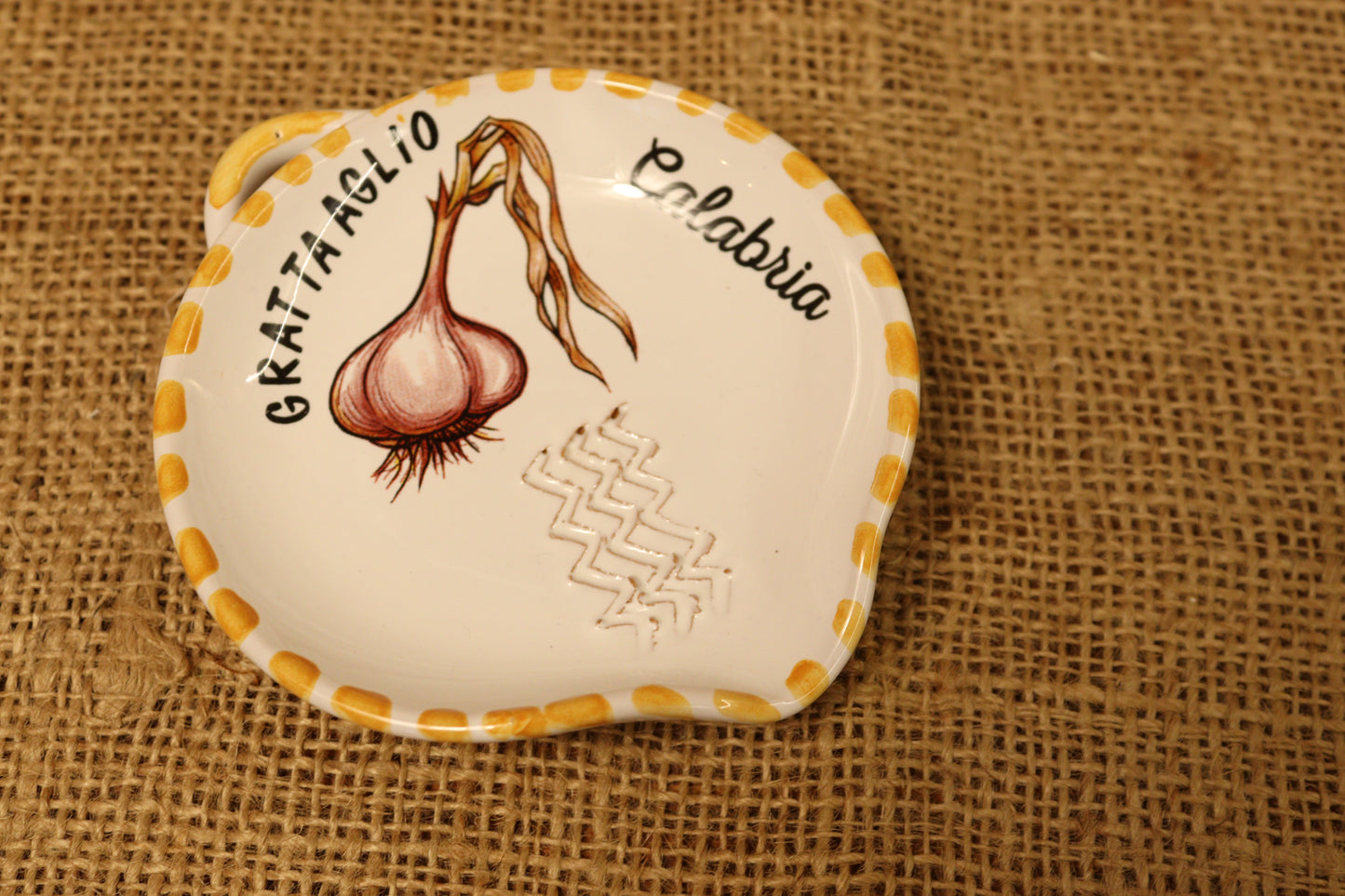 Gratta peperoncino e aglio in ceramica