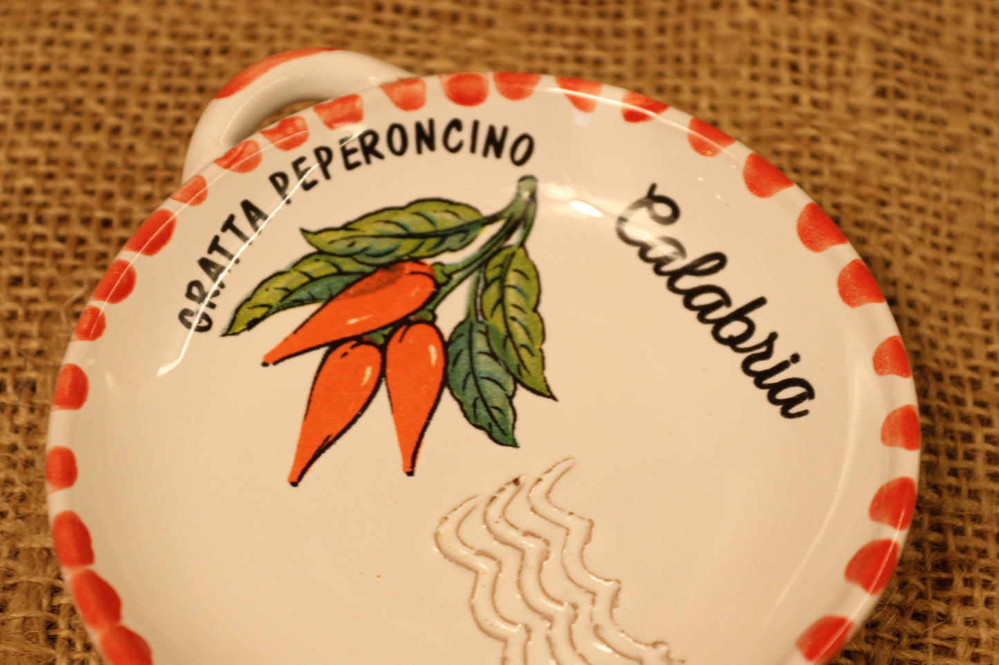 Gratta peperoncino e aglio in ceramica
