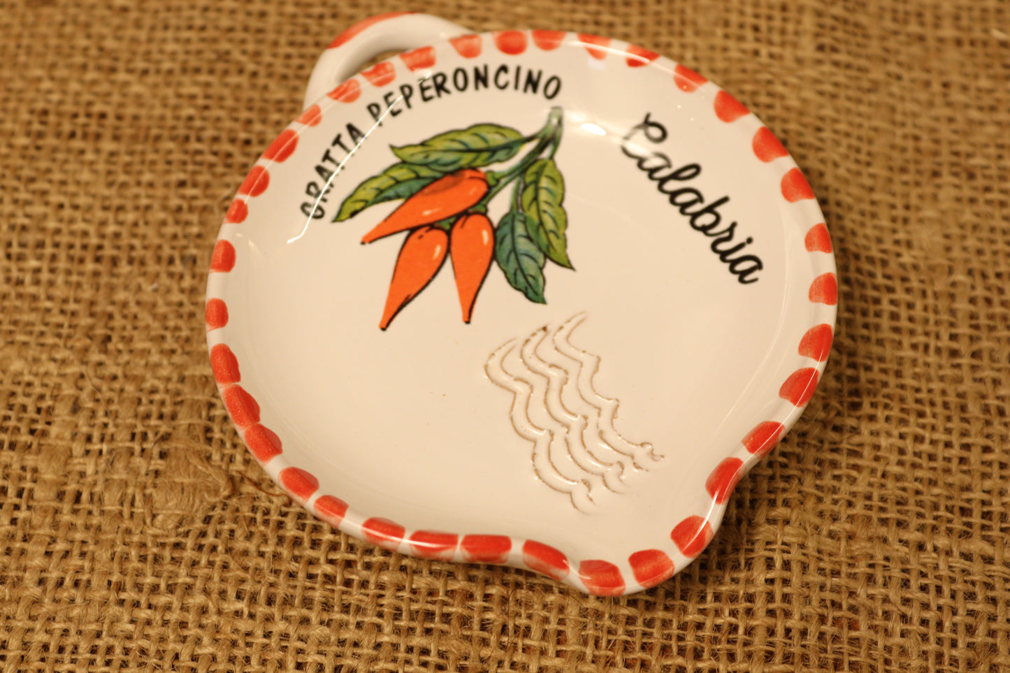 Gratta peperoncino e aglio in ceramica