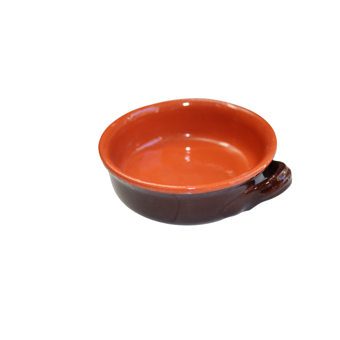Tegamino in Terracotta Artigianale mono porzione diametro 14 cm