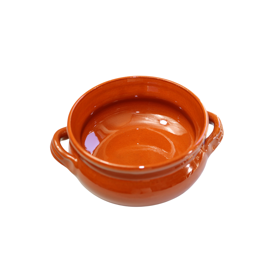Tegamino in Terracotta Artigianale mono porzione diametro 14 cm