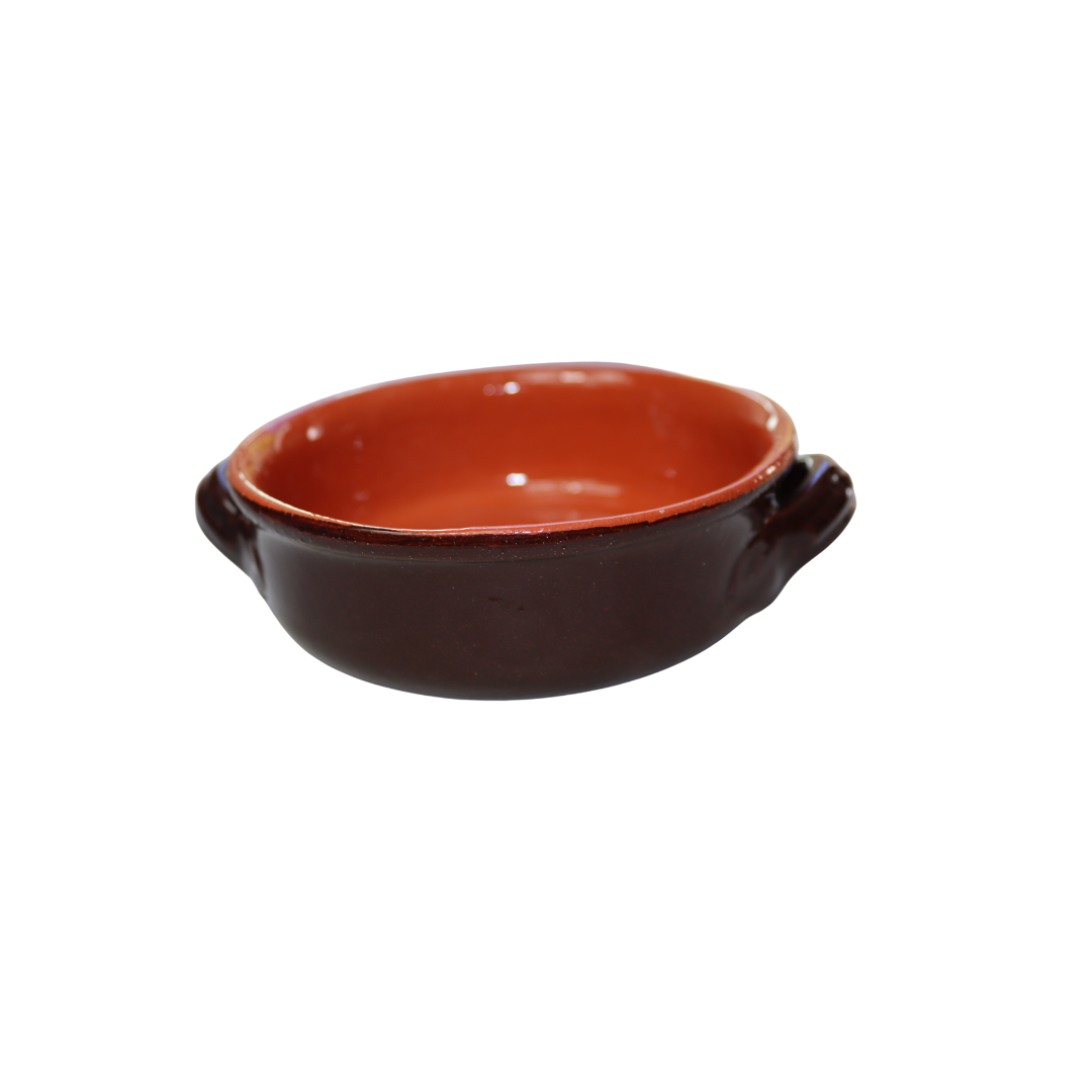 Tegamino in Terracotta Artigianale mono porzione diametro 14 cm