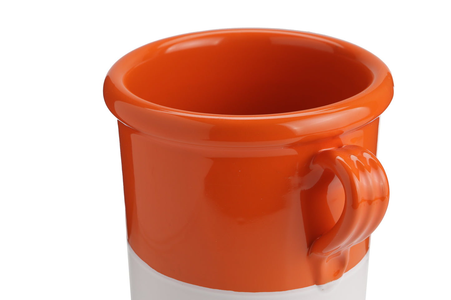 Vasetto rosso in ceramica