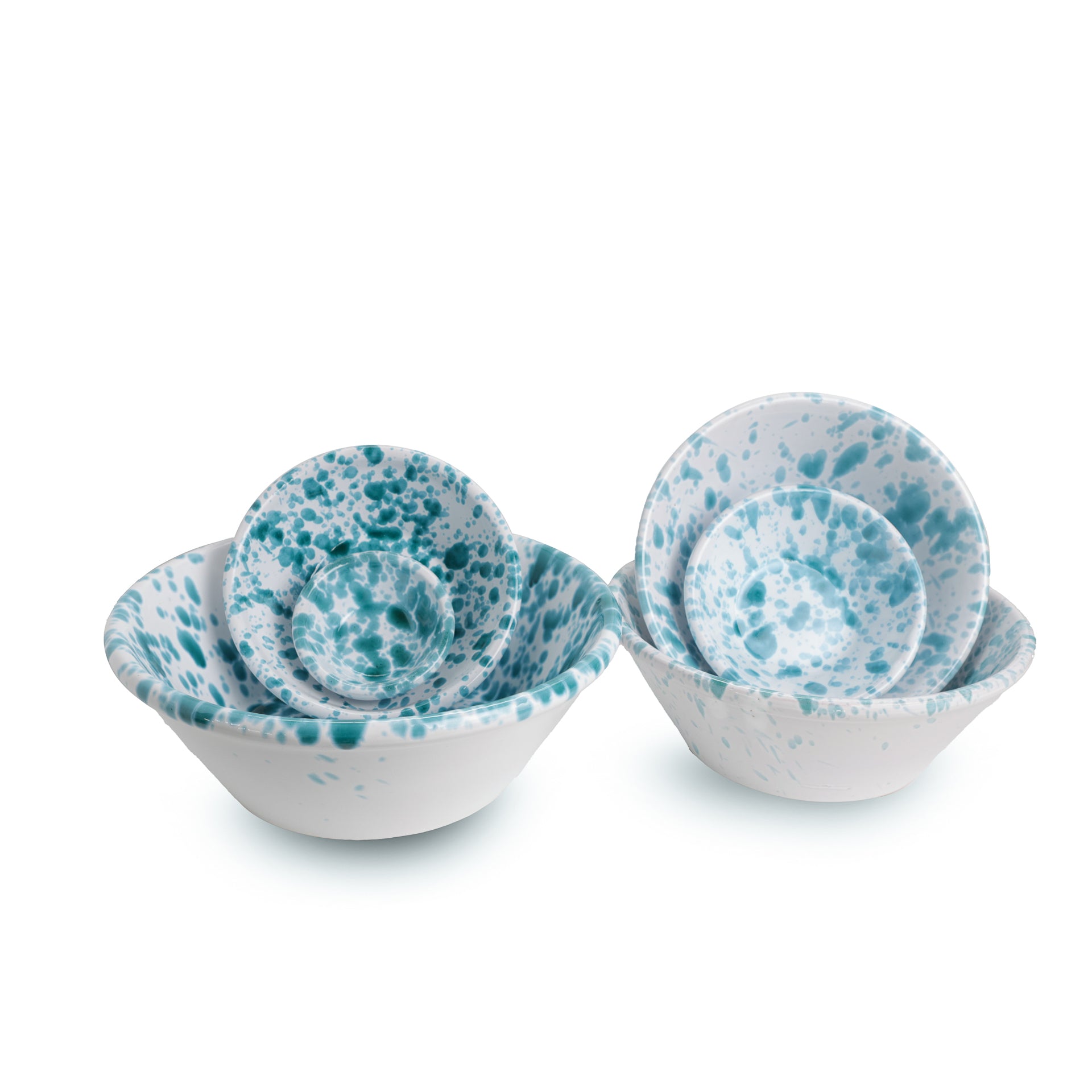 Set di Limbe in Ceramica Artigianale – Ciotole Calabresi Decorate a Mano (Varie Dimensioni)