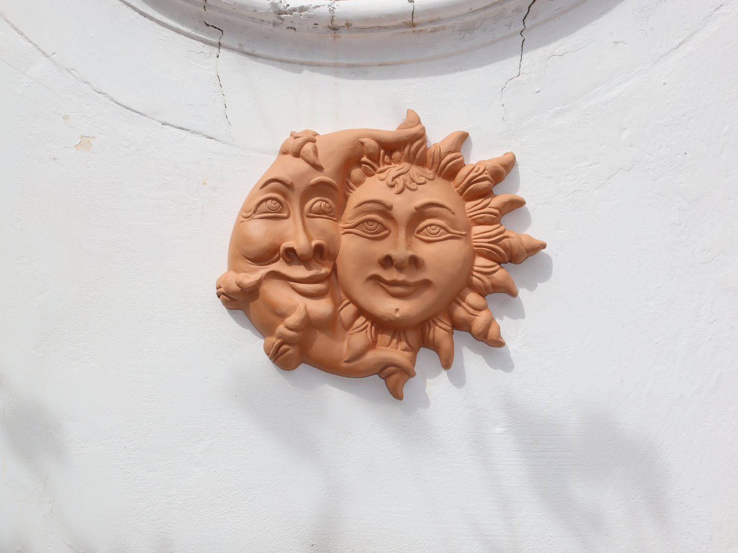 sole e luna da appendere