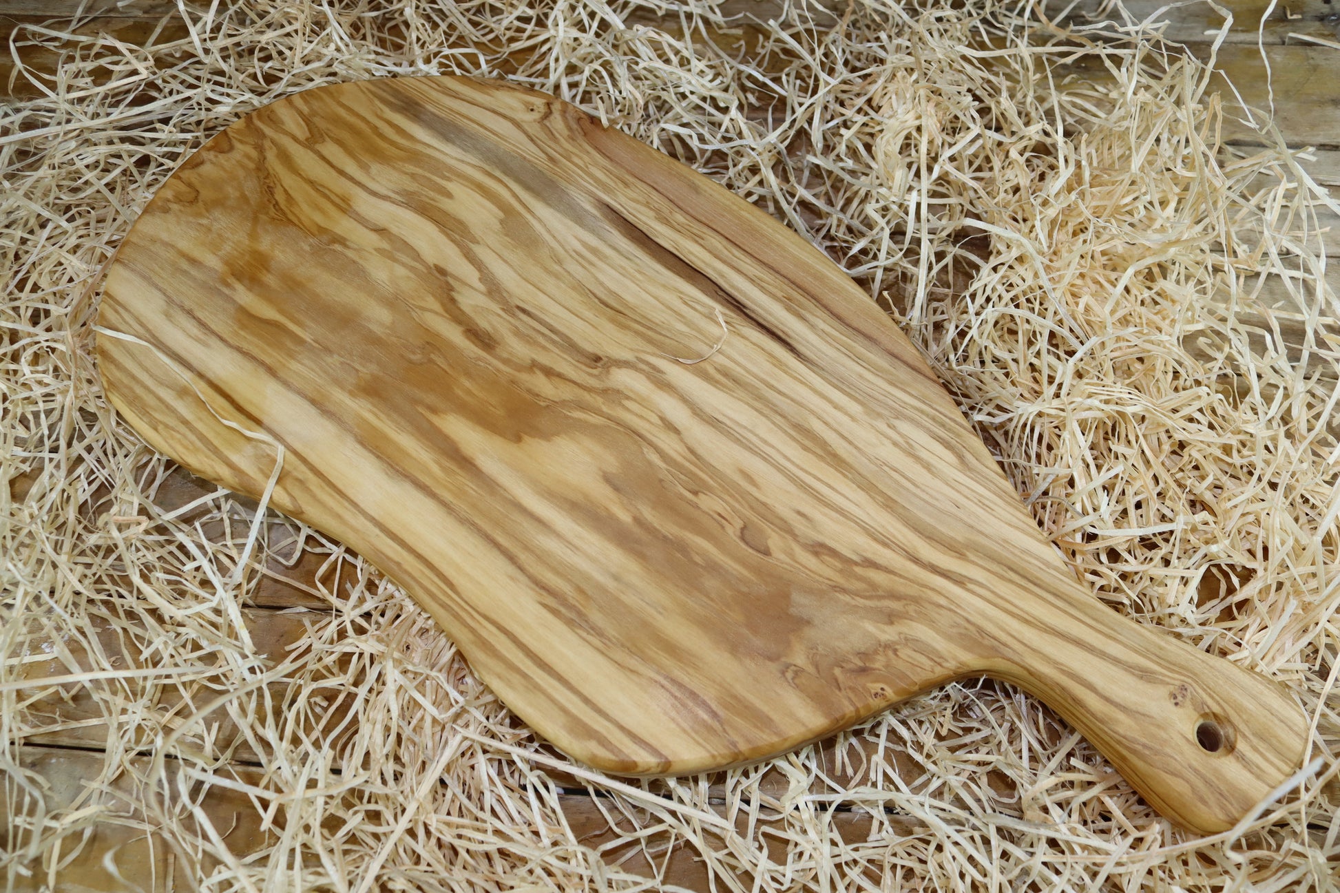 Tagliere grande in Legno di Ulivo fatto a mano per salami