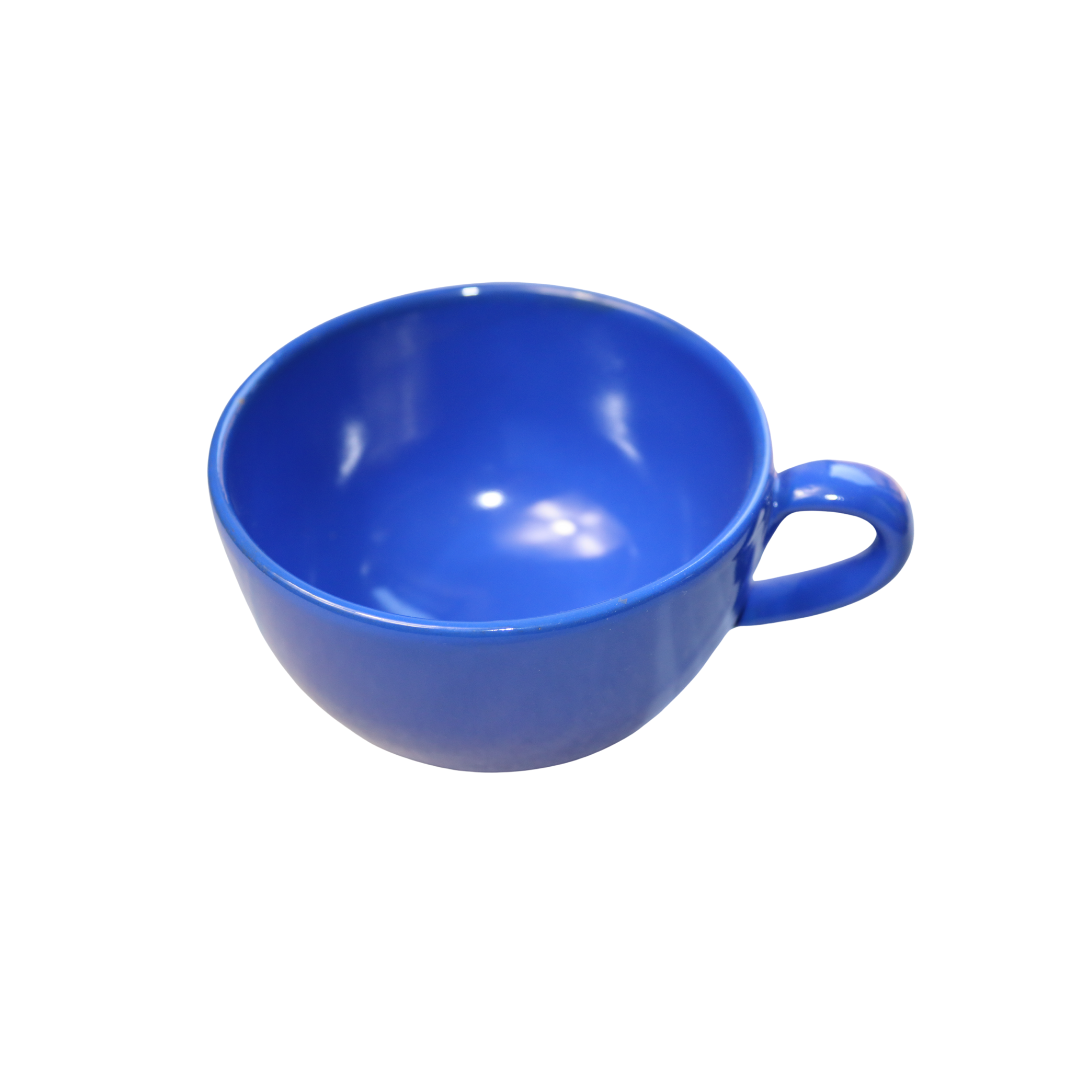 Tazze in ceramica grandi e colorate