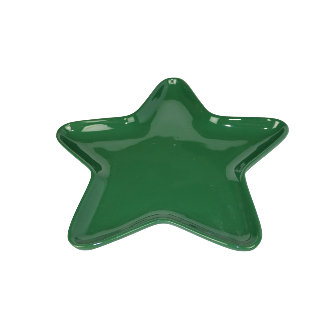 Cotola A Forma D Stella Con Festone Natalzo Dpnta A Mano - 7