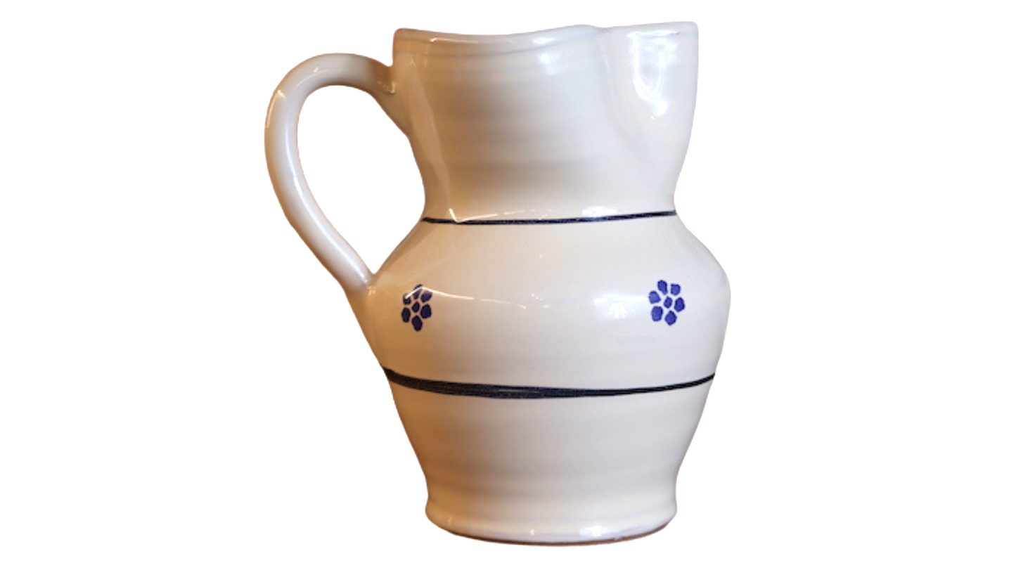 caraffa vino in ceramica
