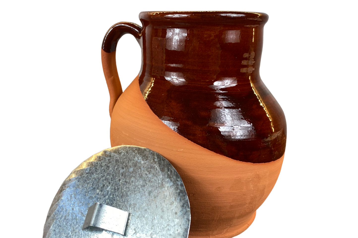 pignata tegame in terracotta per fornelli camino e stufa