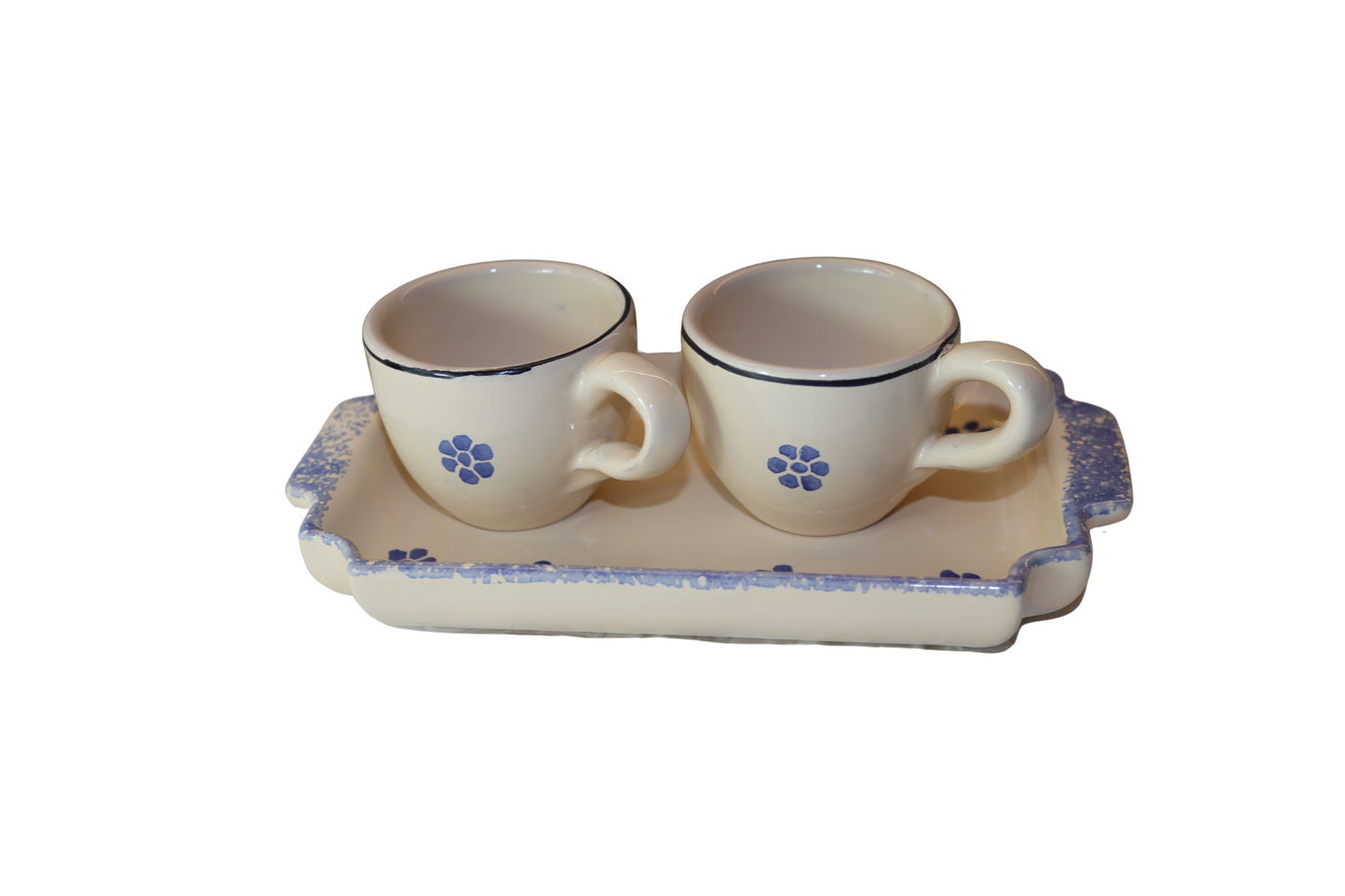 servizio tazze caffe con vassoio