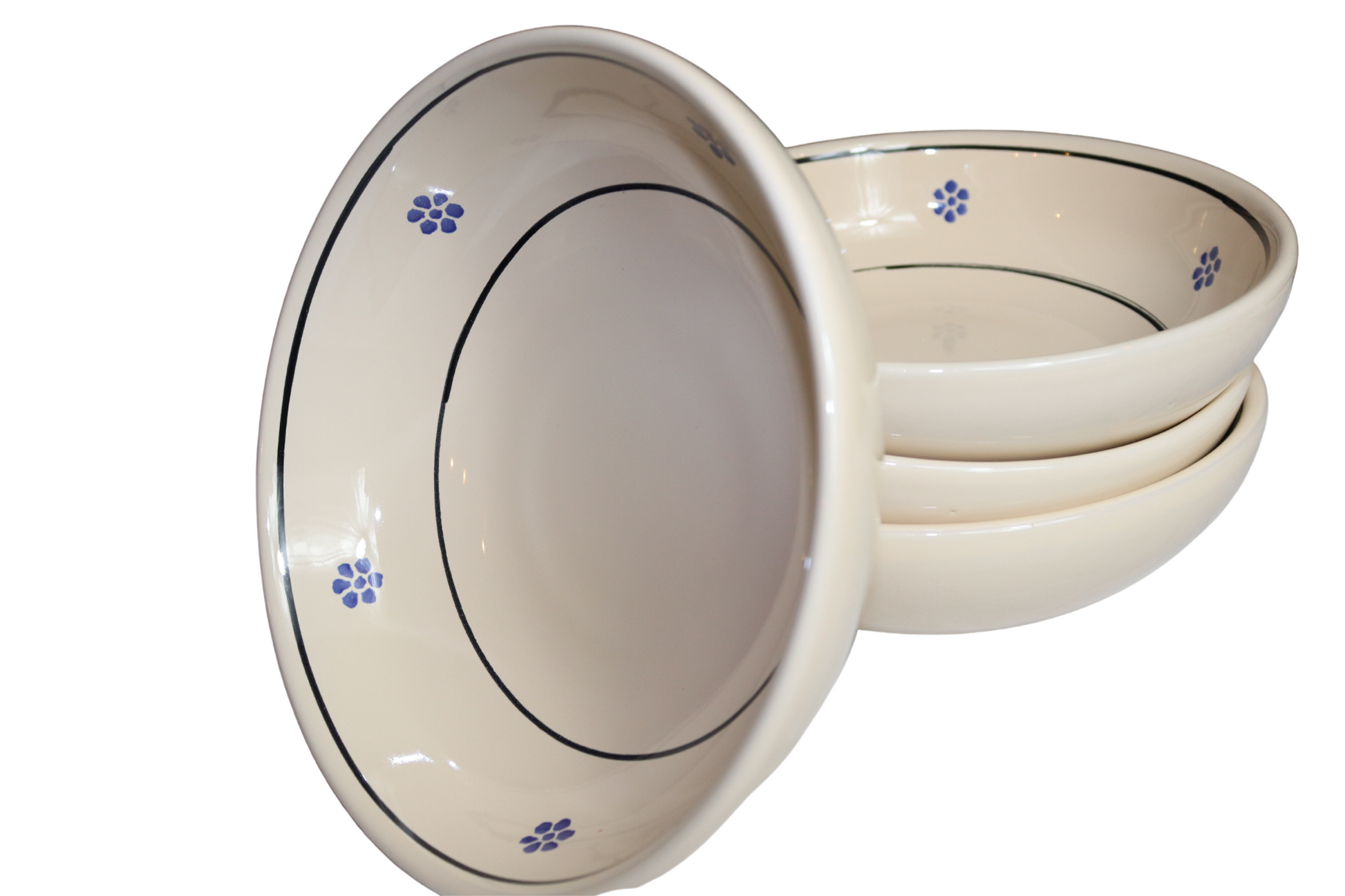 set di coppe in ceramica