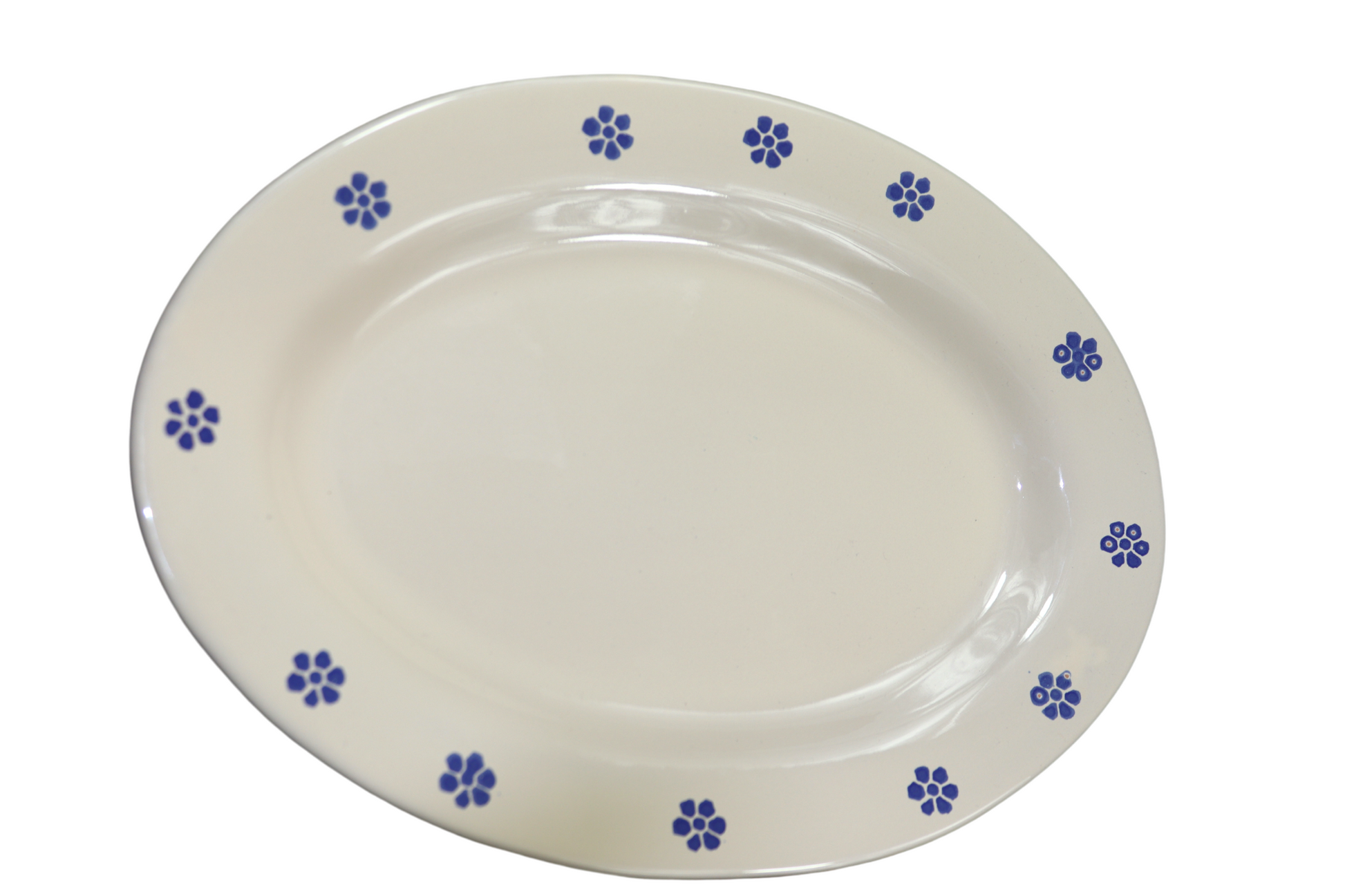 piatto ovale in ceramica grande sperlunga