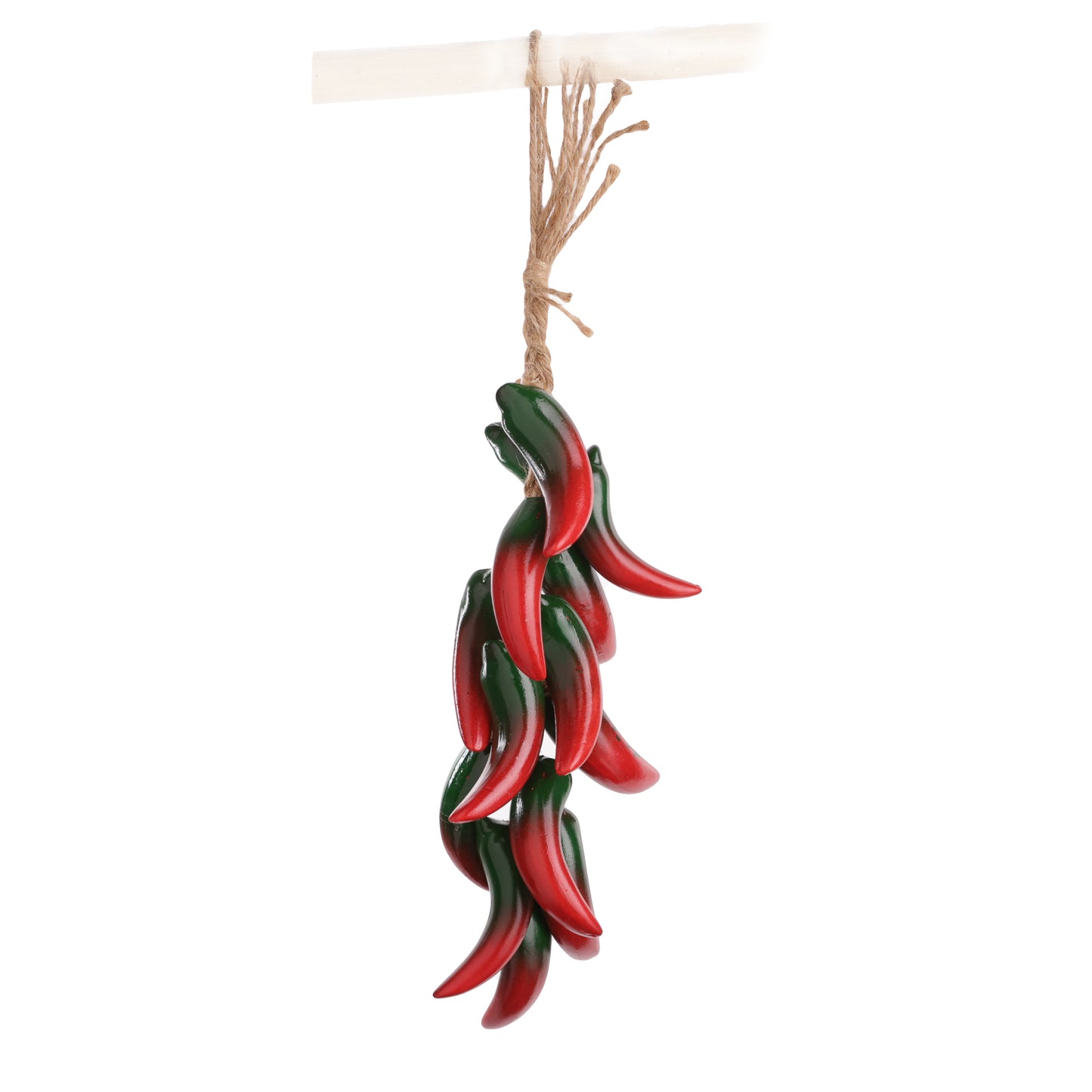 Peperoncini in ceramica ornamentali da appendere