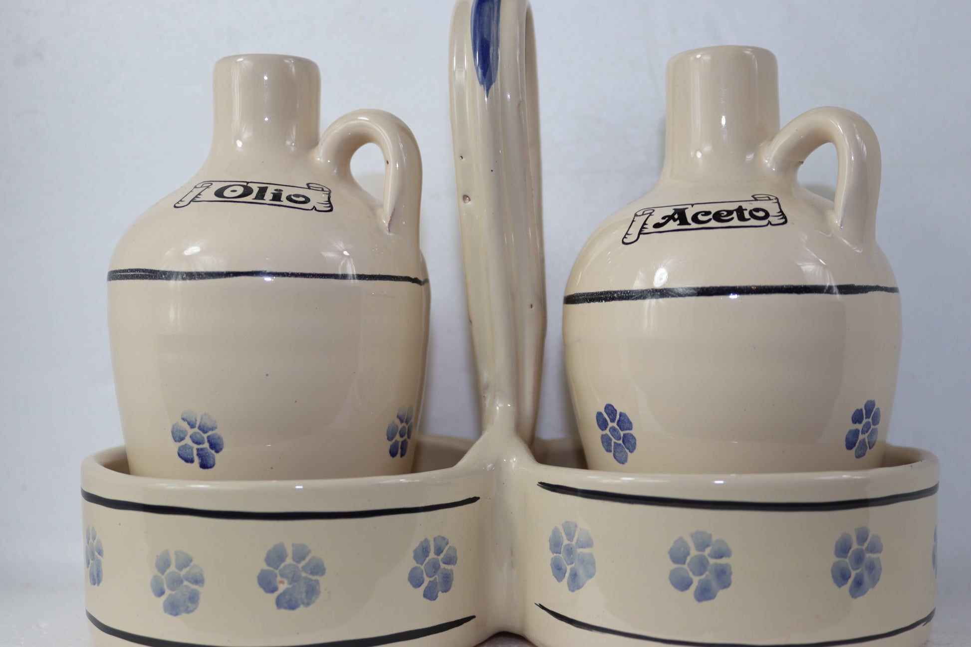 Porta Olio E Aceto: 250ml In Ceramica