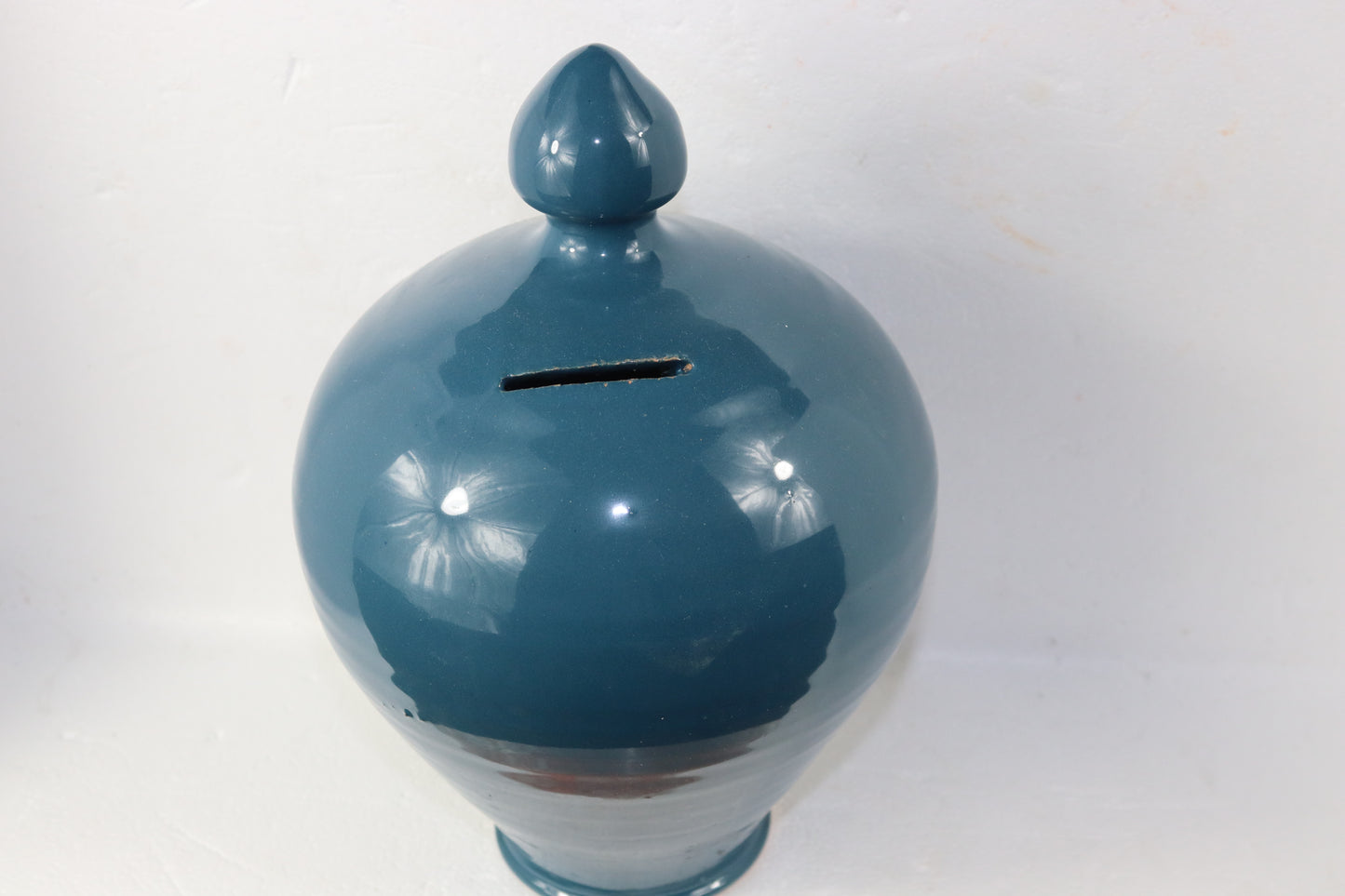salvadanaio in ceramica blue