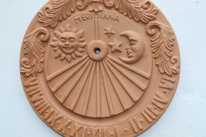 Meridiana terracotta da parete