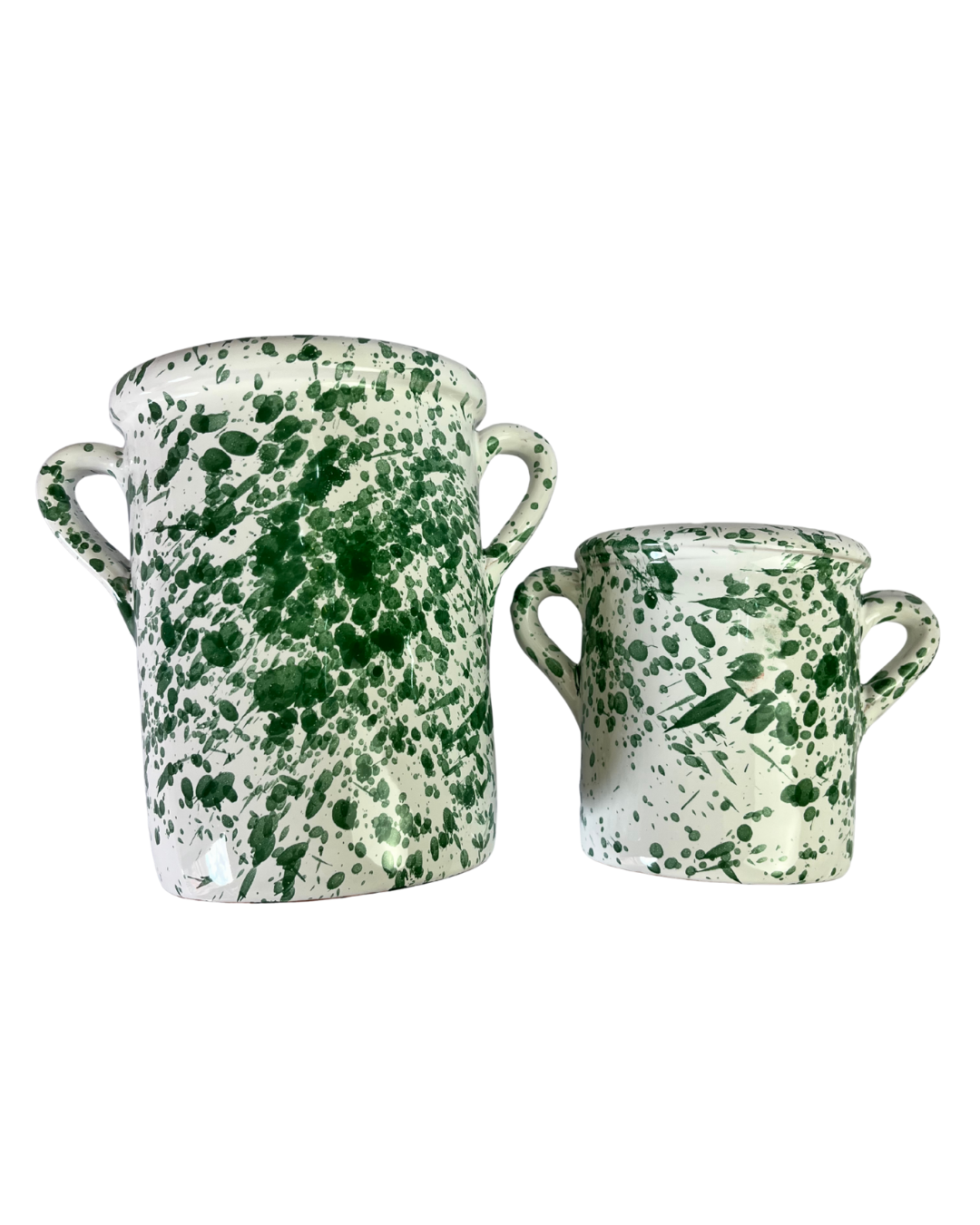 Salaturi vasetti schizzati in ceramica da 10 cm e da 15 cm