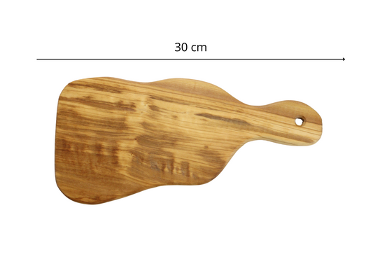 Tagliere da cucina in legno di Ulivo fatto 30 cm