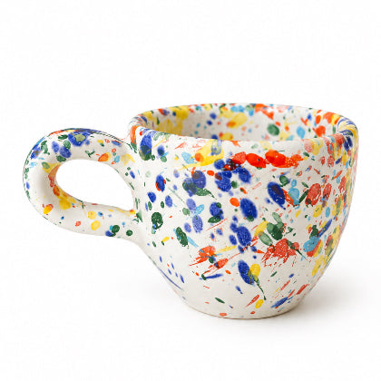 Tazzine schizzo multicolor 