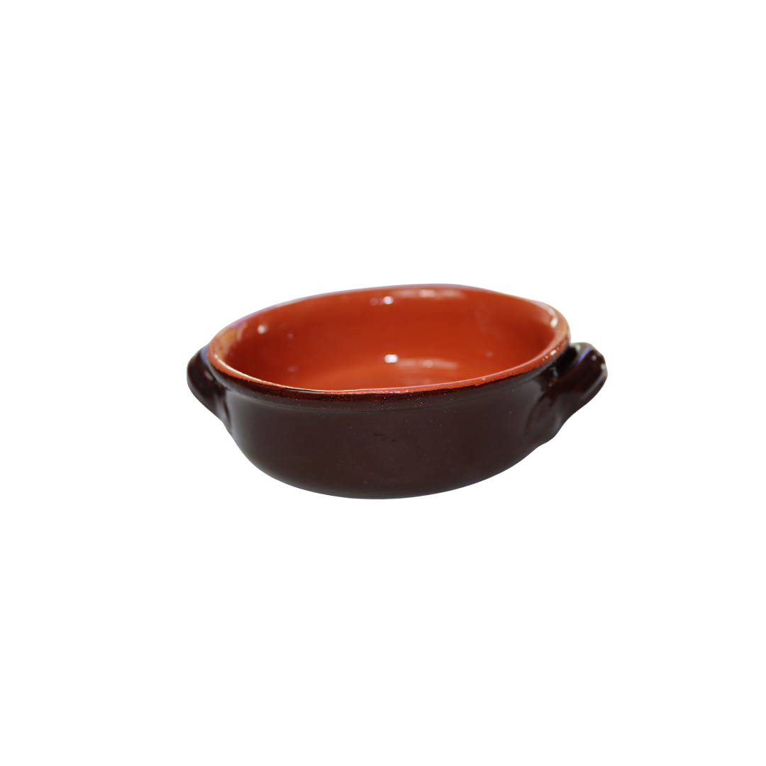 Tegamino in Terracotta Artigianale mono porzione diametro 14 cm