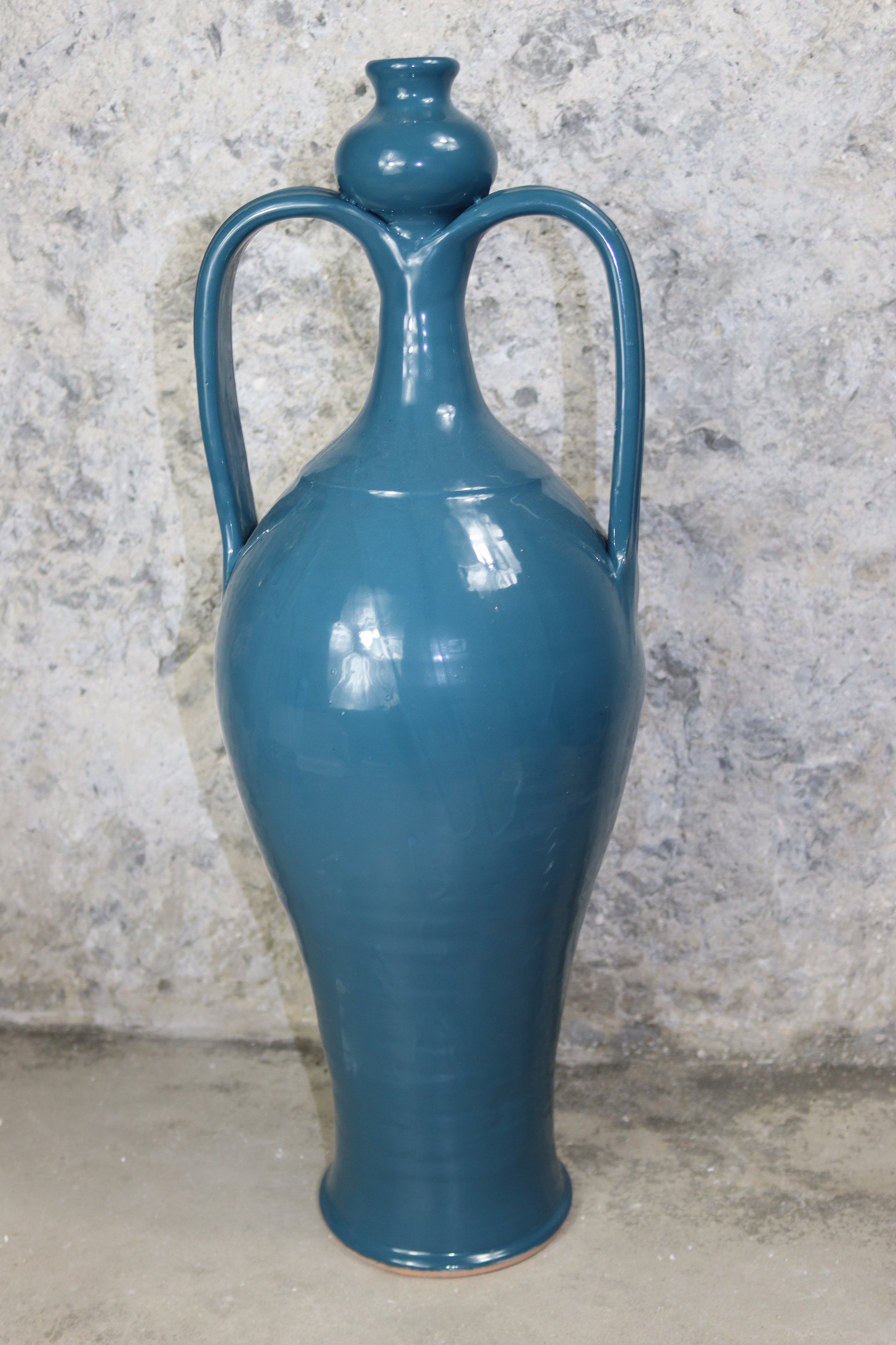 Anfore a forma di bottiglia in terracotta ornamentali fatte a mano