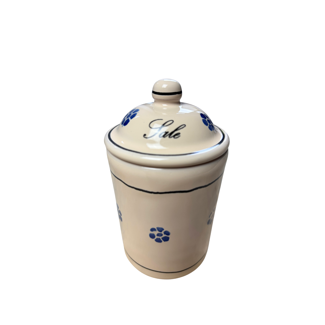 barattolo sale in ceramica