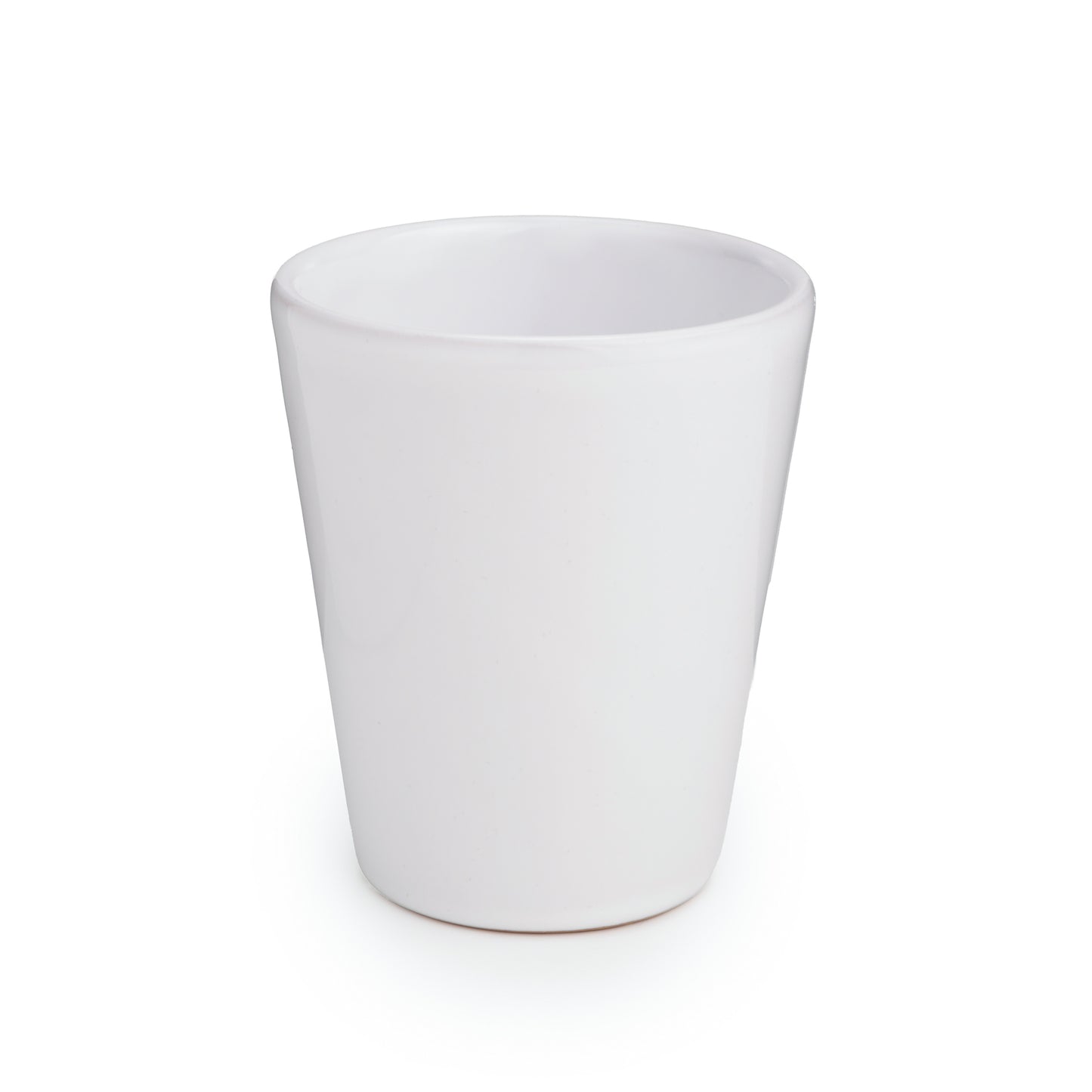 Bicchiere ceramica bianco