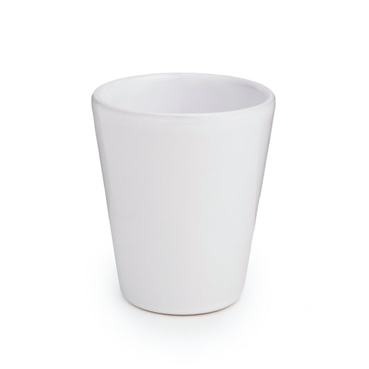 Bicchiere ceramica bianco