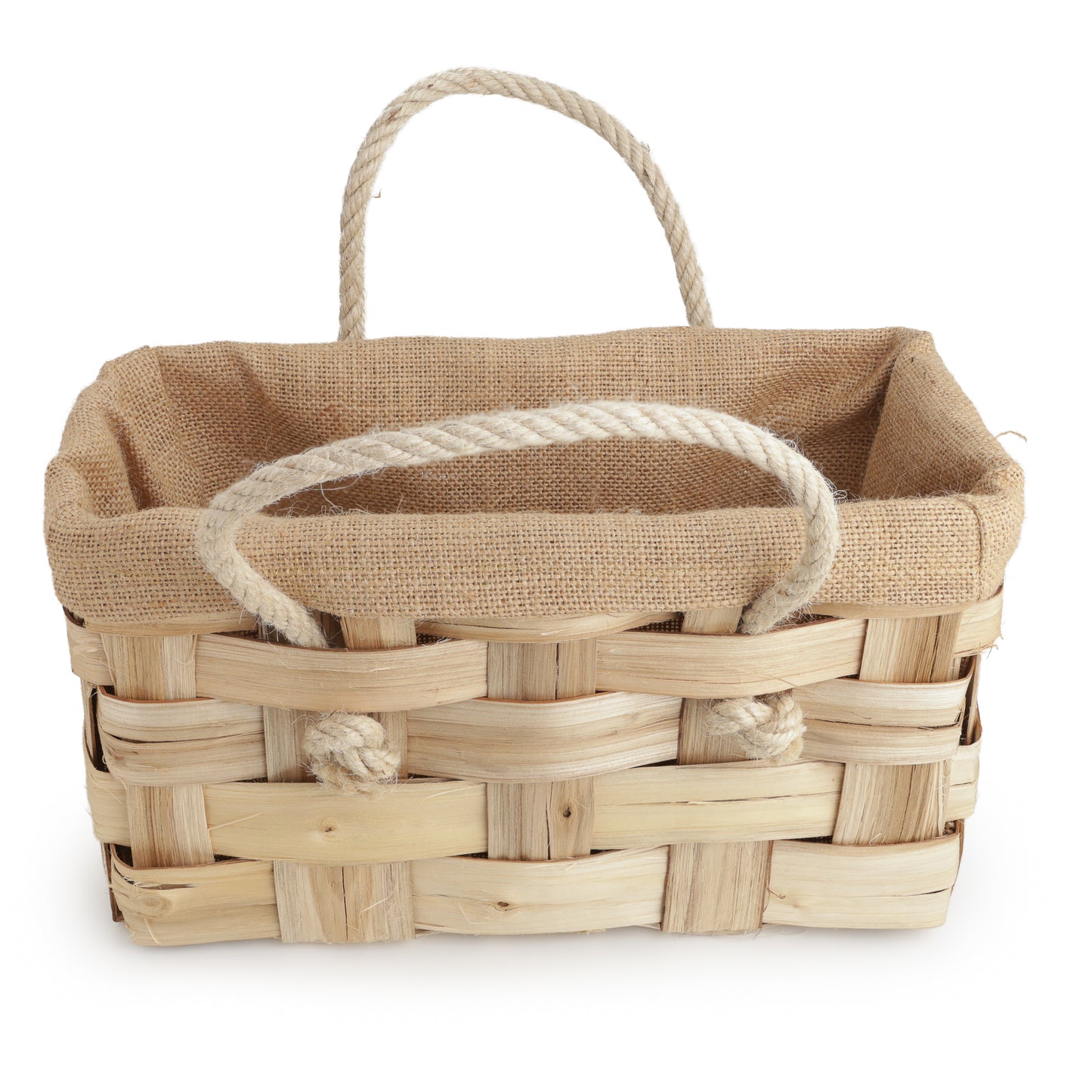 Borsa artigianale in castagno con manici