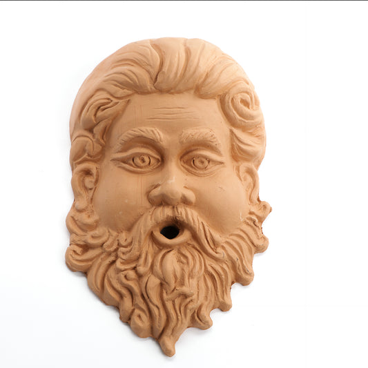 Maschere greche in terracotta da appendere alla pareti