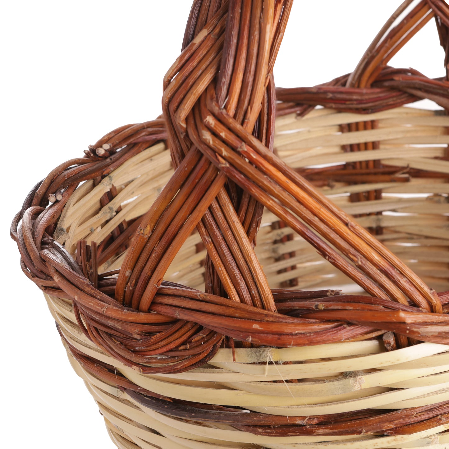 panieri cesti in vimini intrecciati a mano