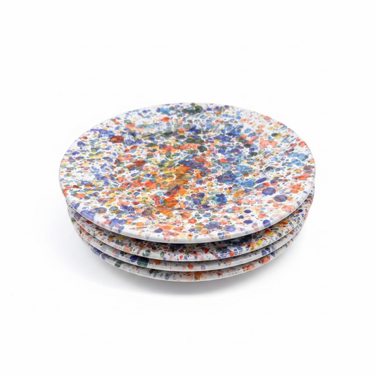 servizio di piatti piani in ceramica