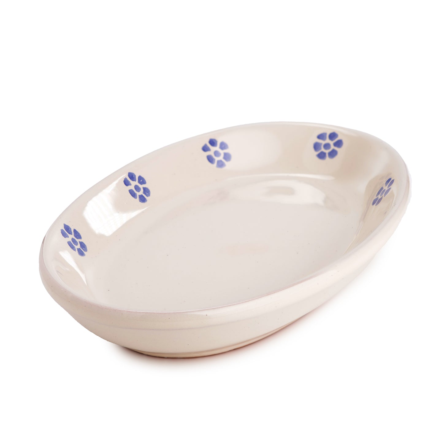 Sperlunga piatto ovale piccolo da 20 cm in ceramica