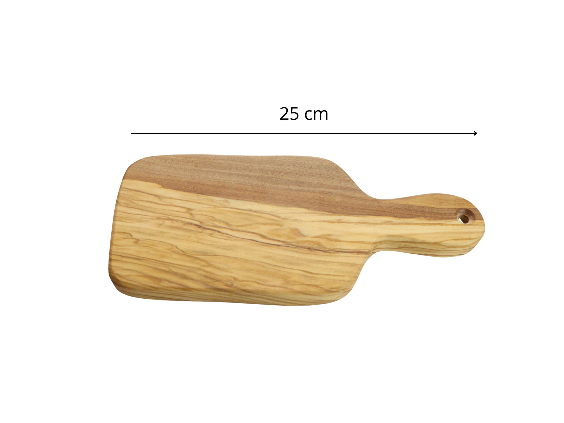 Tagliere In Legno D'Ulivo Massello - Larghezza 20-22 Cm, Spessore 2 Cm | Fatto A Mano - Foto 13